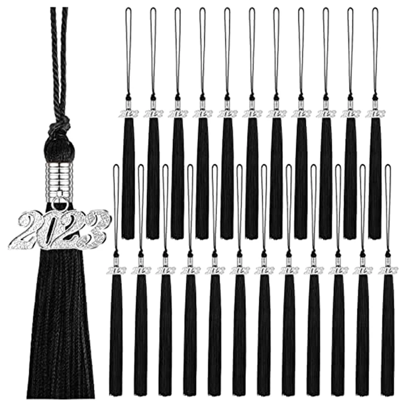 36Pcs Graduation Tassels-2023 Silver Charms Graduation Cap Decoration Graduation Tassels For Graduation Ceremony/Party
36Pcs Graduation Tassels-2023 Silver Charms Graduation Cap Decoration Graduation Tassels For Graduation Ceremony/Party