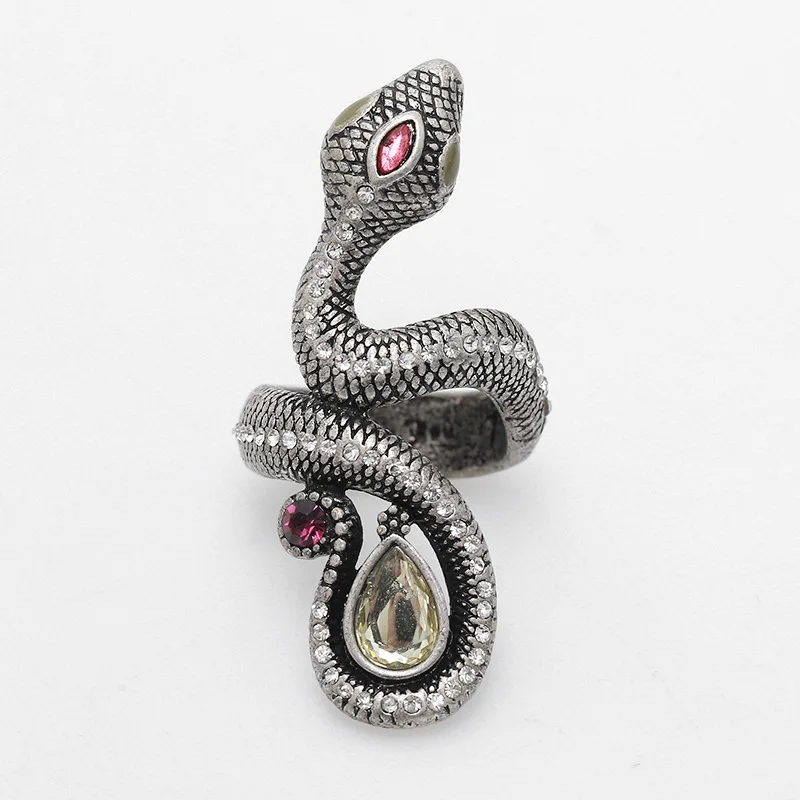 European and American retro fashion fashion yellow water drop gem zodiac snake ring
European and American retro fashion fashion yellow water drop gem zodiac snake ring