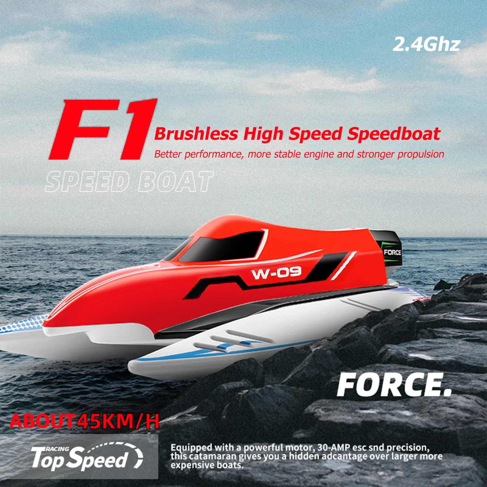 WLtoys WL915-A RC Boat 2.4Ghz 2CH 45km/h Brushless High Speed USB Charging Racing Boat Model Speedboat Kids Gifts RC Toys
WLtoys WL915-A RC Boat 2.4Ghz 2CH 45km/h Brushless High Speed USB Charging Racing Boat Model Speedboat Kids Gifts RC Toys