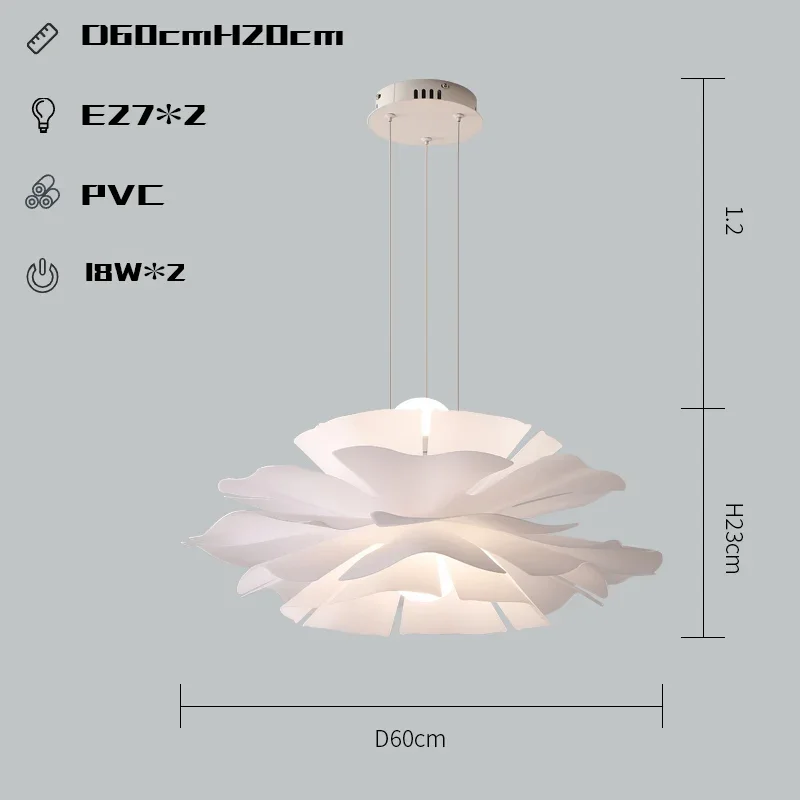 VIGOUS Акриловые подвесные светильники в форме лотоса, кремовые, для гостиной
VIGOUS Акриловые подвесные светильники в форме лотоса, кремовые, для гостиной