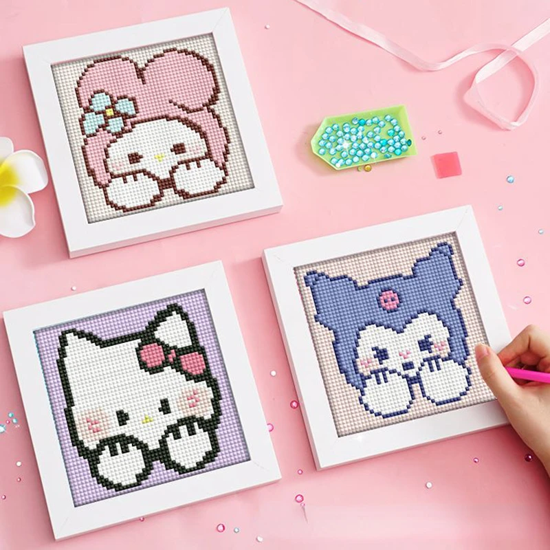 Sanrio Diamond Decal Cartoon Kulomi Diamond Embroidery Frame Painting Manual DIY Toy Room Decoration Gift Craft Painting
Sanrio Diamond Decal Cartoon Kulomi Diamond Embroidery Frame Painting Manual DIY Toy Room Decoration Gift Craft Painting