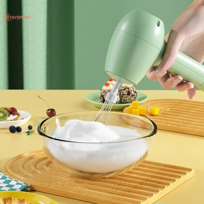Wireless Electric Food Mixer, Portable Dough/Egg Beater, Auto Whisk for Baking/Cake. Cream Whipper, Kitchen Tool.
Wireless Electric Food Mixer, Portable Dough/Egg Beater, Auto Whisk for Baking/Cake. Cream Whipper, Kitchen Tool.