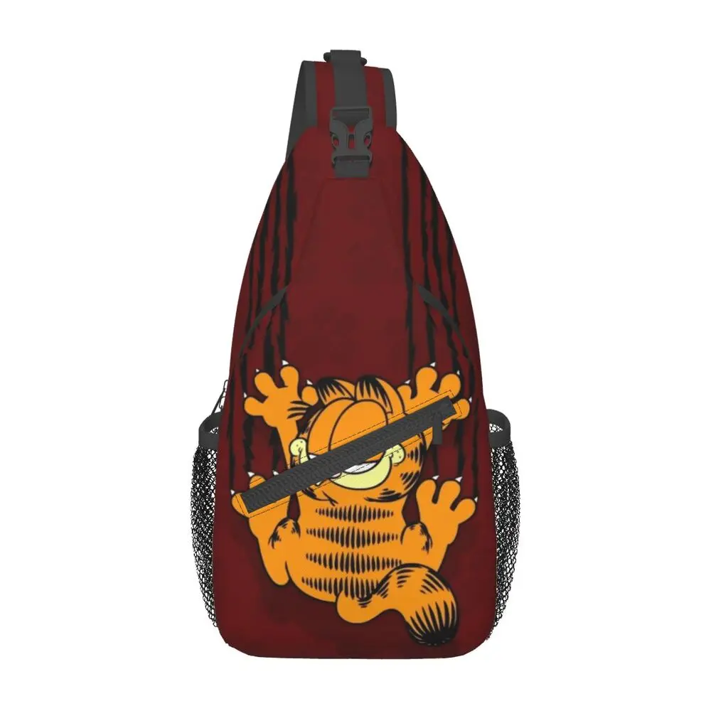Fashion Cute Garfields Cat Sling Crossbody Backpack Men Comic Cartoon Shoulder Chest Bag for Camping Biking
Fashion Cute Garfields Cat Sling Crossbody Backpack Men Comic Cartoon Shoulder Chest Bag for Camping Biking