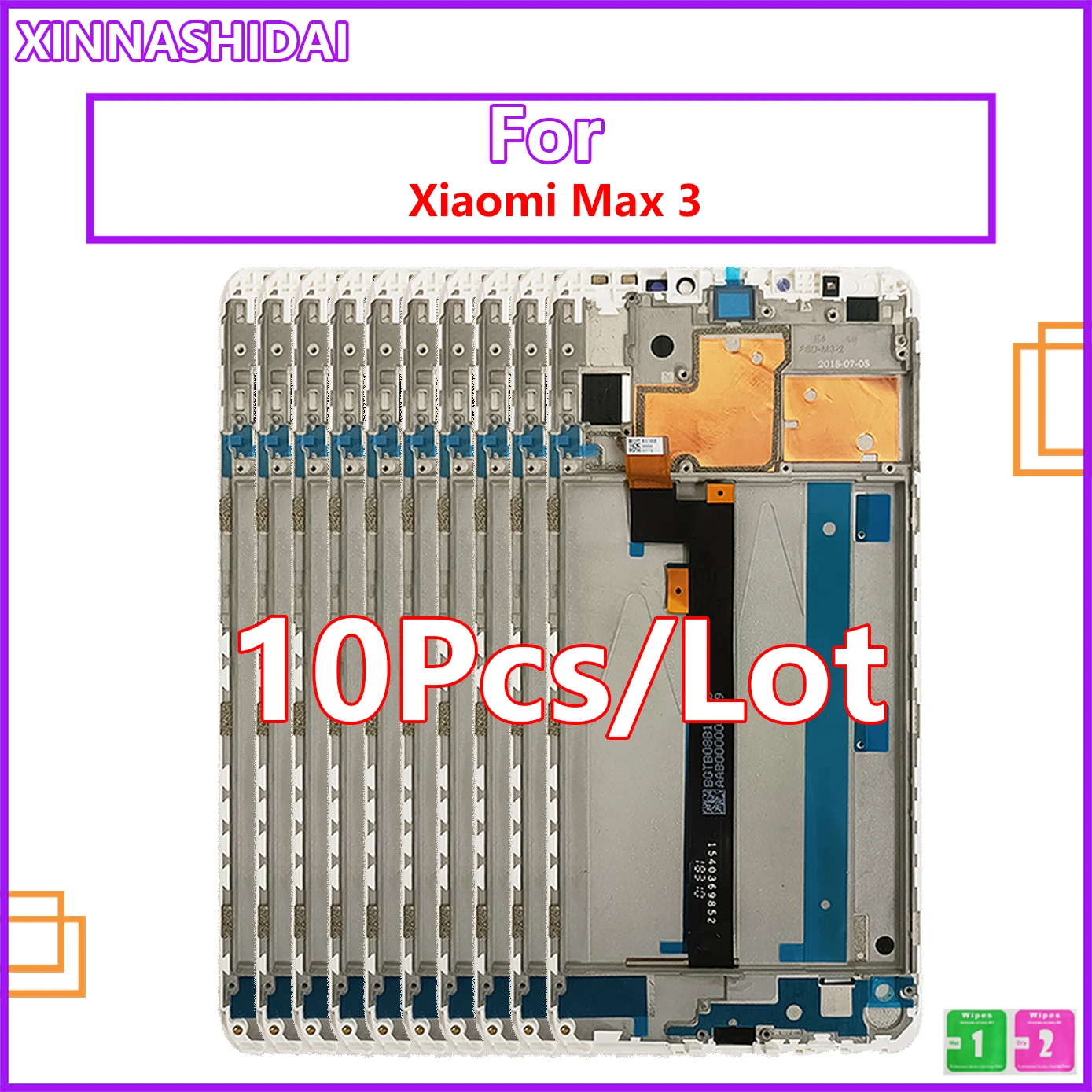 10PCS/Lot 6.91"Original Display Digitizer Assembly For Xiaomi Max 3 LCD Screen Replacement For Xiaomi Max3 LCD LCD With Frame
10PCS/Lot 6.91"Original Display Digitizer Assembly For Xiaomi Max 3 LCD Screen Replacement For Xiaomi Max3 LCD LCD With Frame