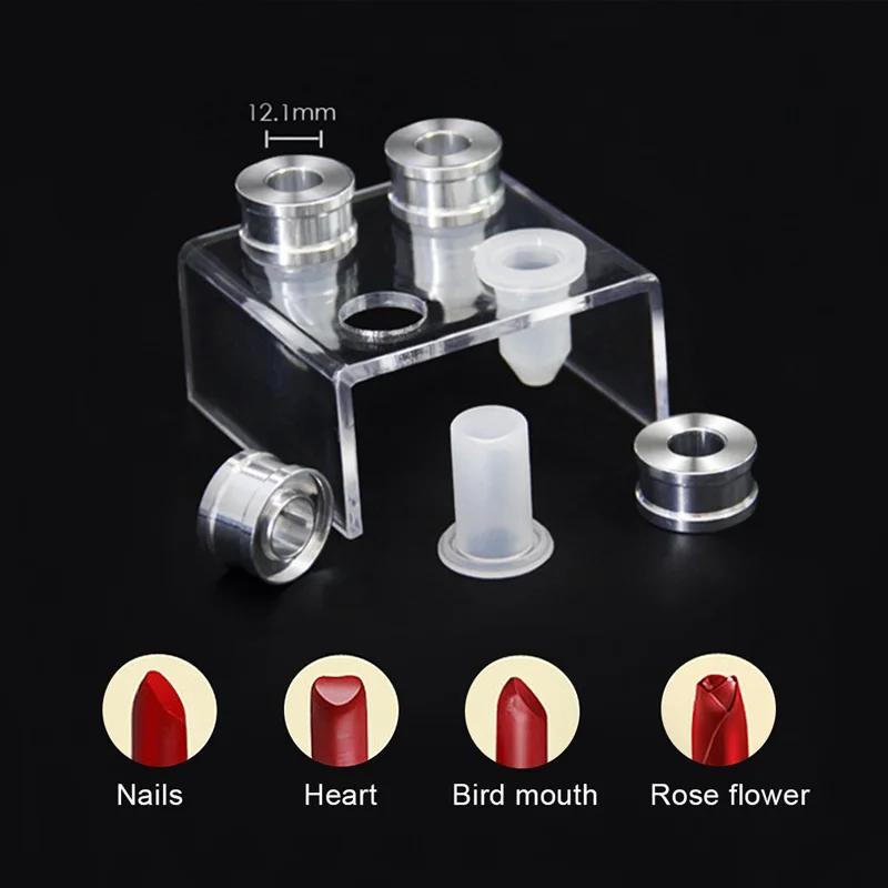 9-Piece DIY 12.1Mm Simple Lipstick Filling Tube Silicone Mold Aluminum Ring Four-Hole Bracket Homemade Lipstick Tool Simple Set
9-Piece DIY 12.1Mm Simple Lipstick Filling Tube Silicone Mold Aluminum Ring Four-Hole Bracket Homemade Lipstick Tool Simple Set