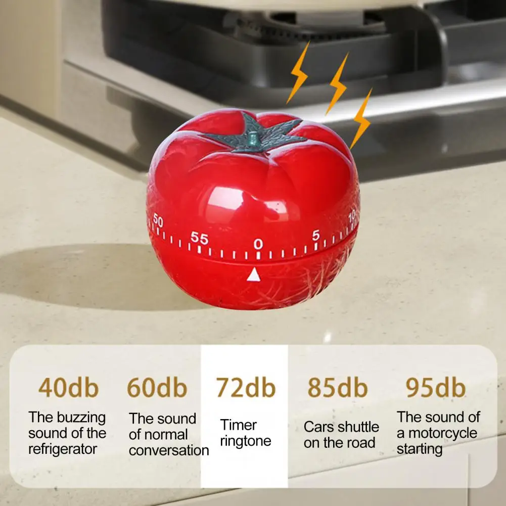 Mechanical Timer Tomato Shape Kitchen Timer Adjustable Countdown Clock for Cooking 1 to 60 Minutes Mechanical Alarm Reminder No
Mechanical Timer Tomato Shape Kitchen Timer Adjustable Countdown Clock for Cooking 1 to 60 Minutes Mechanical Alarm Reminder No