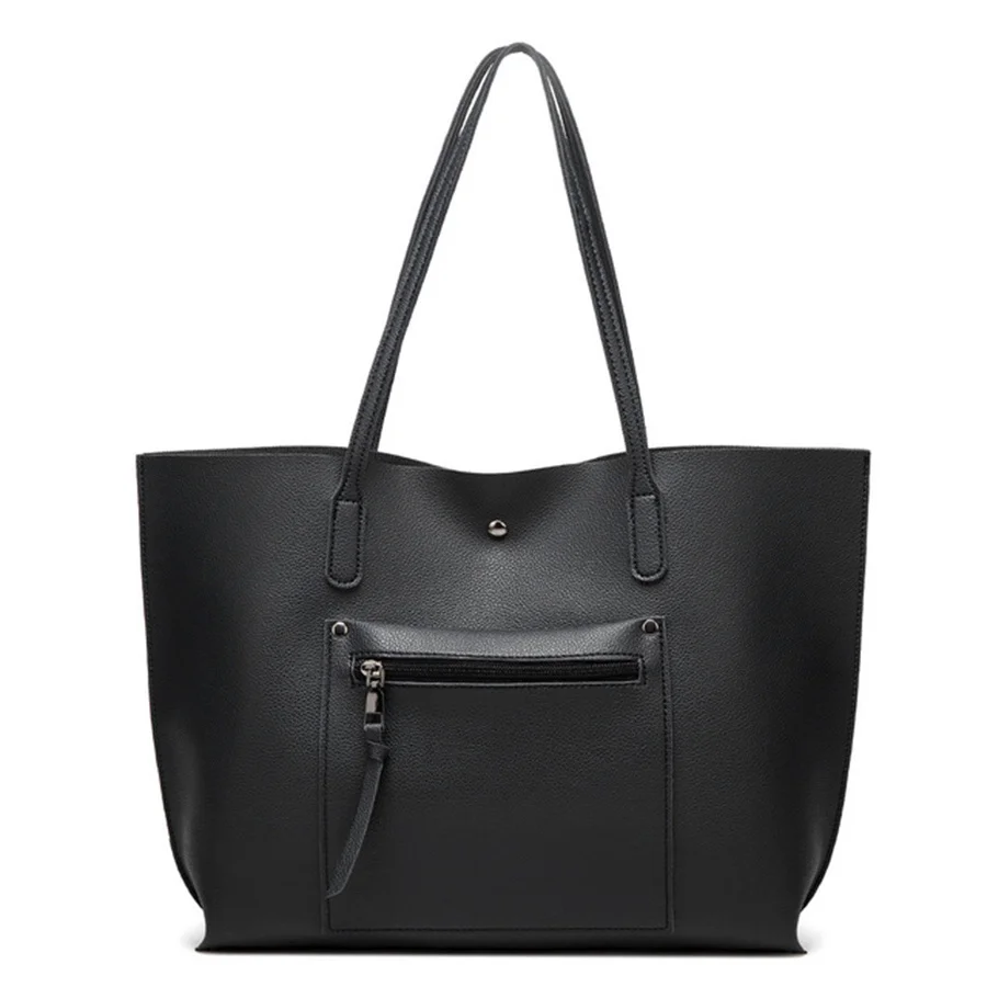 European Beauty Tote Bag Large Capacity Pu Leather Women Shoulder Bags for Women Casual Soild Color Handbag Big Shopper Bags Sac
European Beauty Tote Bag Large Capacity Pu Leather Women Shoulder Bags for Women Casual Soild Color Handbag Big Shopper Bags Sac