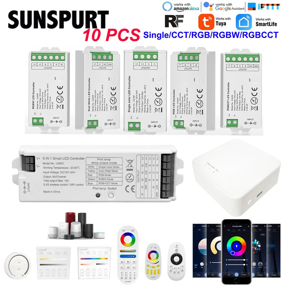 1-10PC 2.4G Controller Light RF WiFi Remote Wireless LED Dimmer 4 Zone Compatible with 5050 3528 DIM RGBW RGB RGBWW CCT RGB+CCT
1-10PC 2.4G Controller Light RF WiFi Remote Wireless LED Dimmer 4 Zone Compatible with 5050 3528 DIM RGBW RGB RGBWW CCT RGB+CCT