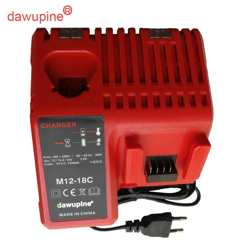Зарядное устройство для литий-ионных аккумуляторов M18, для Milwaukee 14,4 V 18V C18C C1418C 48-11-1815/1828/1840, для литий-ионных аккумуляторов серии M18 M14
Зарядное устройство для литий-ионных аккумуляторов M18, для Milwaukee 14,4 V 18V C18C C1418C 48-11-1815/1828/1840, для литий-ионных аккумуляторов серии M18 M14