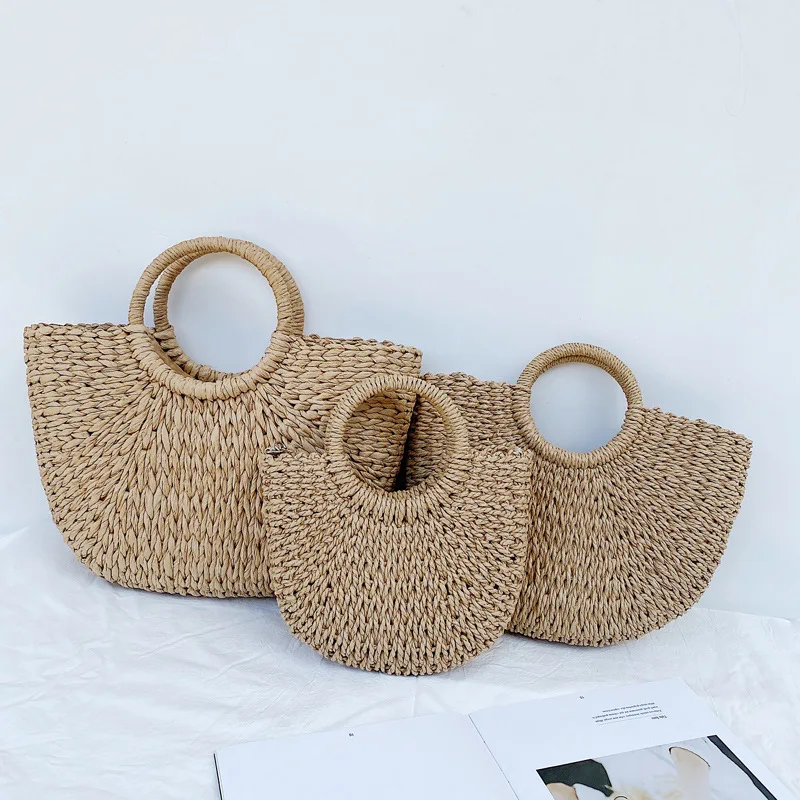 Nordic (removable Long Shoulder Strap) Moon Bag Beach Vacation Straw Bag Light Luxury Rattan Handbag Retro Decorative Women'sbag
Nordic (removable Long Shoulder Strap) Moon Bag Beach Vacation Straw Bag Light Luxury Rattan Handbag Retro Decorative Women'sbag