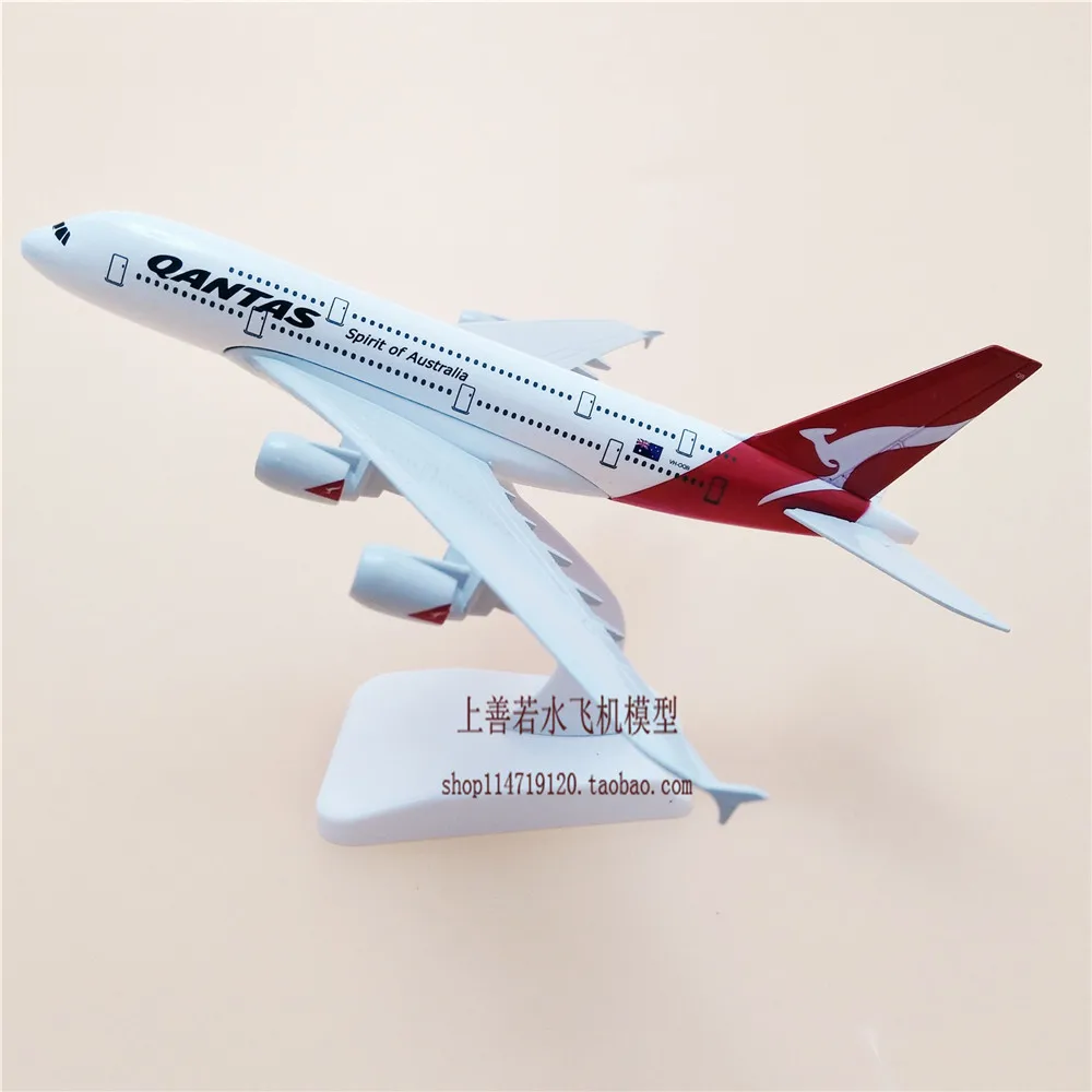 Модель самолета A380 авиакомпании QANTAS Spirit Of Australia Airlines, модель самолета из металлического сплава 18 х20 см, модель самолета Аэробус 380
Модель самолета A380 авиакомпании QANTAS Spirit Of Australia Airlines, модель самолета из металлического сплава 18 х20 см, модель самолета Аэробус 380