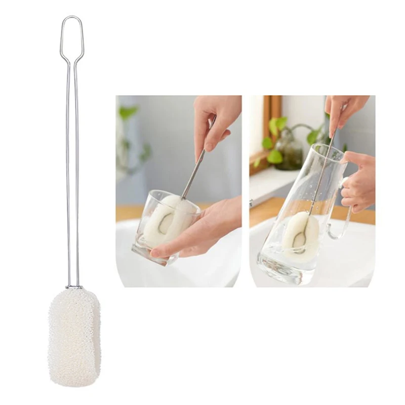 Long Handle Cup Washer Kitchen Bottl Sponge Cleaner Brush Removable Soft Non-toxic Glass Baby Bottles Scrubber
Long Handle Cup Washer Kitchen Bottl Sponge Cleaner Brush Removable Soft Non-toxic Glass Baby Bottles Scrubber