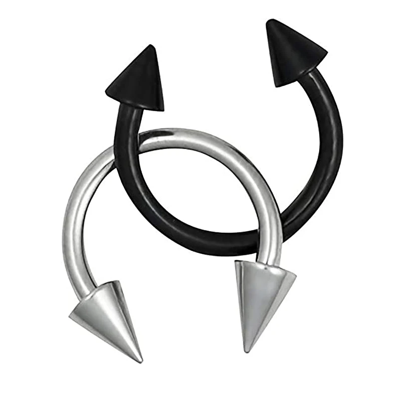 2Pc Cone Spike Horseshoe Circular Septum Nose Ring Stainless Steel Nipple Lip Ear Hoop Nose Septum Eyebrow Piercing Body Jewelry
2Pc Cone Spike Horseshoe Circular Septum Nose Ring Stainless Steel Nipple Lip Ear Hoop Nose Septum Eyebrow Piercing Body Jewelry
