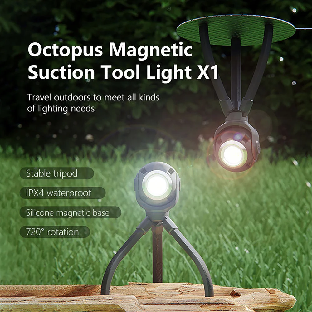 Octopus Led Ring Light with Tripod Magnetic Suction Camping Lamp Outdoor Tool Lamp Portable Tripod Bracket Night Lighting Lights
Octopus Led Ring Light with Tripod Magnetic Suction Camping Lamp Outdoor Tool Lamp Portable Tripod Bracket Night Lighting Lights