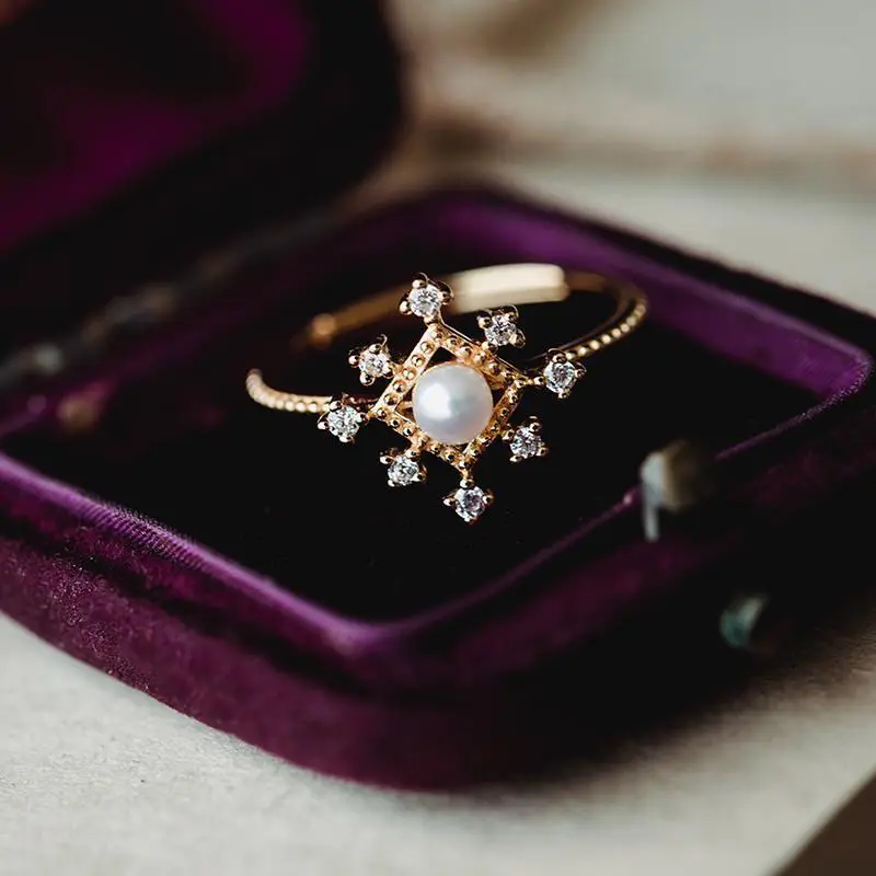 Pearl ring exquisite temperament adjustable rings for men925 sterling silver gold plated jewelry for women engagement Fashion
Pearl ring exquisite temperament adjustable rings for men925 sterling silver gold plated jewelry for women engagement Fashion
