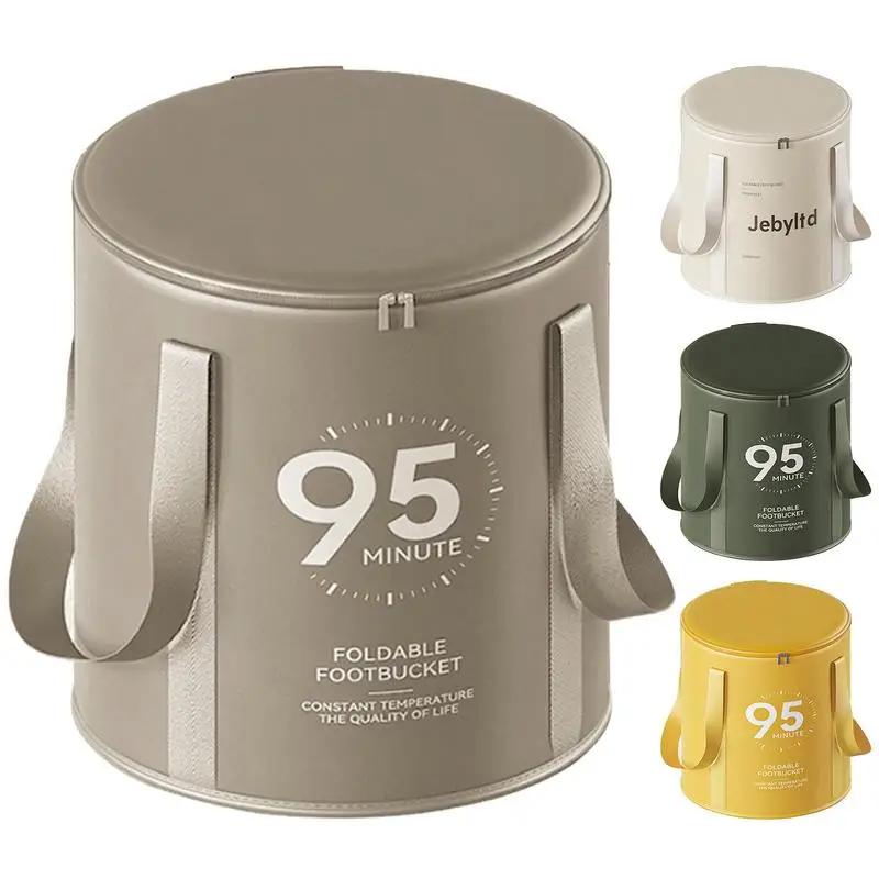 Collapsible Foot Bath Basin Bag Portable Travel Camp Wash Bucket Folding Foot Soaking Pegs For Outdoor Camping Tools Accessories
Collapsible Foot Bath Basin Bag Portable Travel Camp Wash Bucket Folding Foot Soaking Pegs For Outdoor Camping Tools Accessories