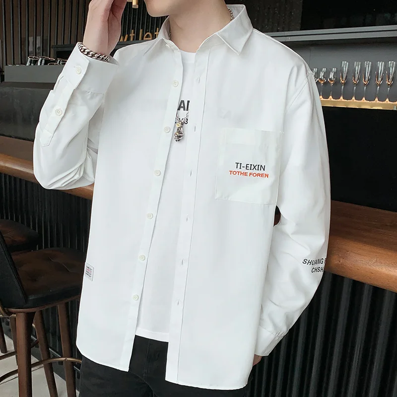 Print Long Sleeved Shirts for Men Male Cotton Turn Down Collar Casual Shirt Single Breasted Men's Vintage Clothing Autumn 2022
Print Long Sleeved Shirts for Men Male Cotton Turn Down Collar Casual Shirt Single Breasted Men's Vintage Clothing Autumn 2022