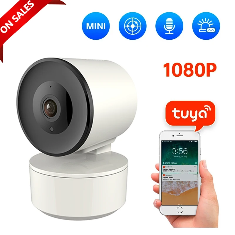 HD 1080P WIFI IP Camera Tuya Smart Surveillance Camera Automatic Tracking Smart Home Security Indoor WiFi Wireless Baby Monitor
HD 1080P WIFI IP Camera Tuya Smart Surveillance Camera Automatic Tracking Smart Home Security Indoor WiFi Wireless Baby Monitor