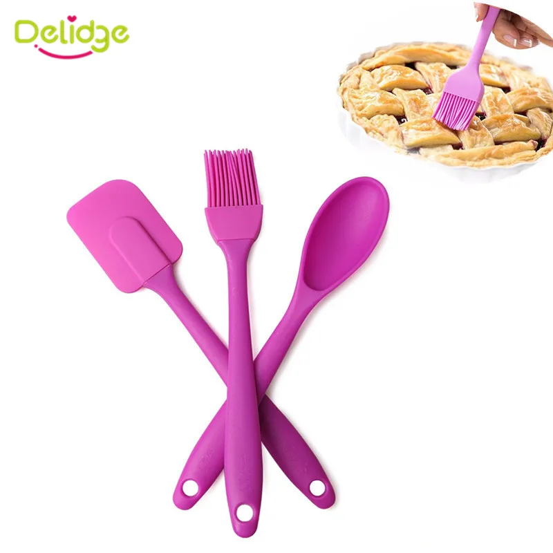 3Pcs Kitchen Utensils Set Silicone Heat-Resistant Cream Spatula Oil Brush Soup Spoon Cooking Accessories Pastry Baking Tool
3Pcs Kitchen Utensils Set Silicone Heat-Resistant Cream Spatula Oil Brush Soup Spoon Cooking Accessories Pastry Baking Tool