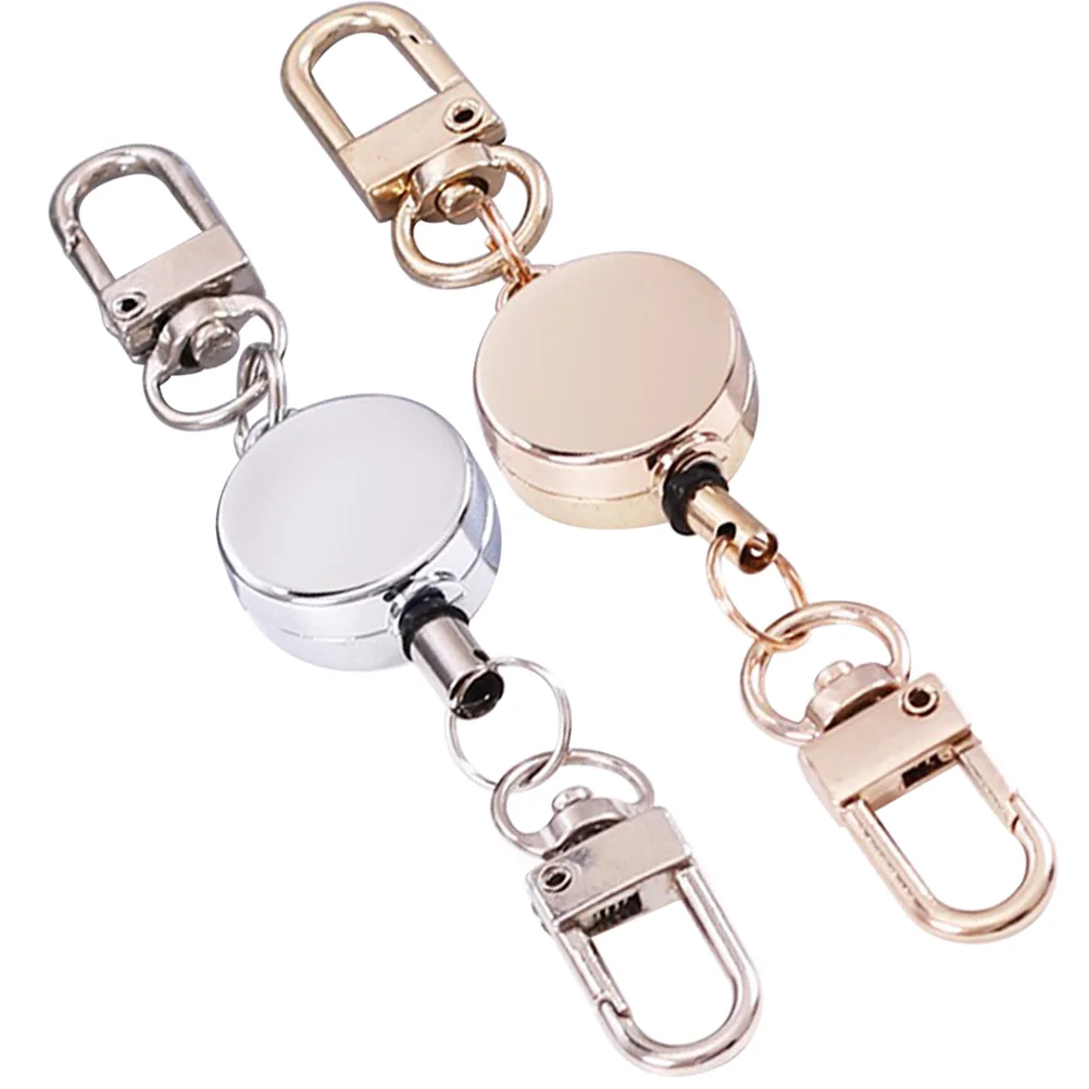 2 Pcs Outdoor Accessories Easy-to-pull Key Ring Badge Holder Keychain Retractable Reel ID Card Buckle Nurse
2 Pcs Outdoor Accessories Easy-to-pull Key Ring Badge Holder Keychain Retractable Reel ID Card Buckle Nurse