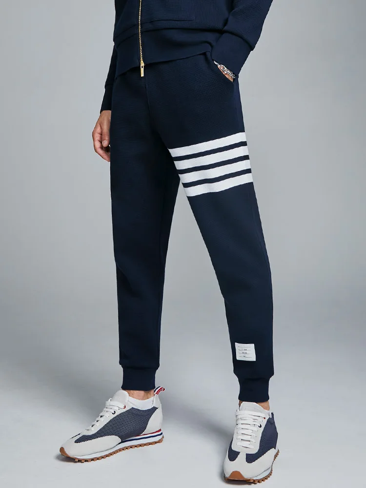 TB men's trousers spring and summer new four-bar men's and women's couple casual sports trousers 
TB men's trousers spring and summer new four-bar men's and women's couple casual sports trousers