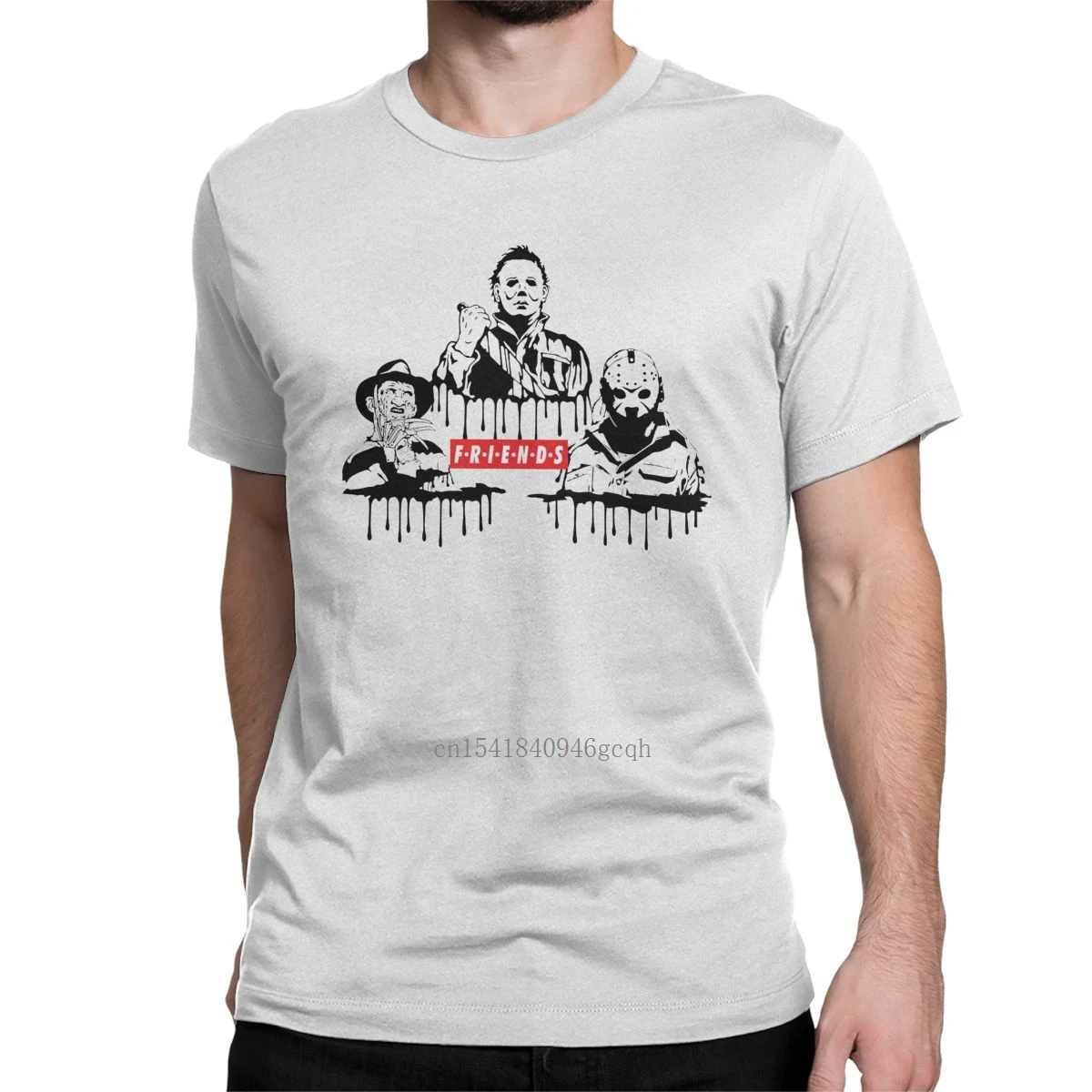 Мужская хлопковая футболка с коротким рукавом и круглым вырезом
Мужская хлопковая футболка с коротким рукавом и круглым вырезом