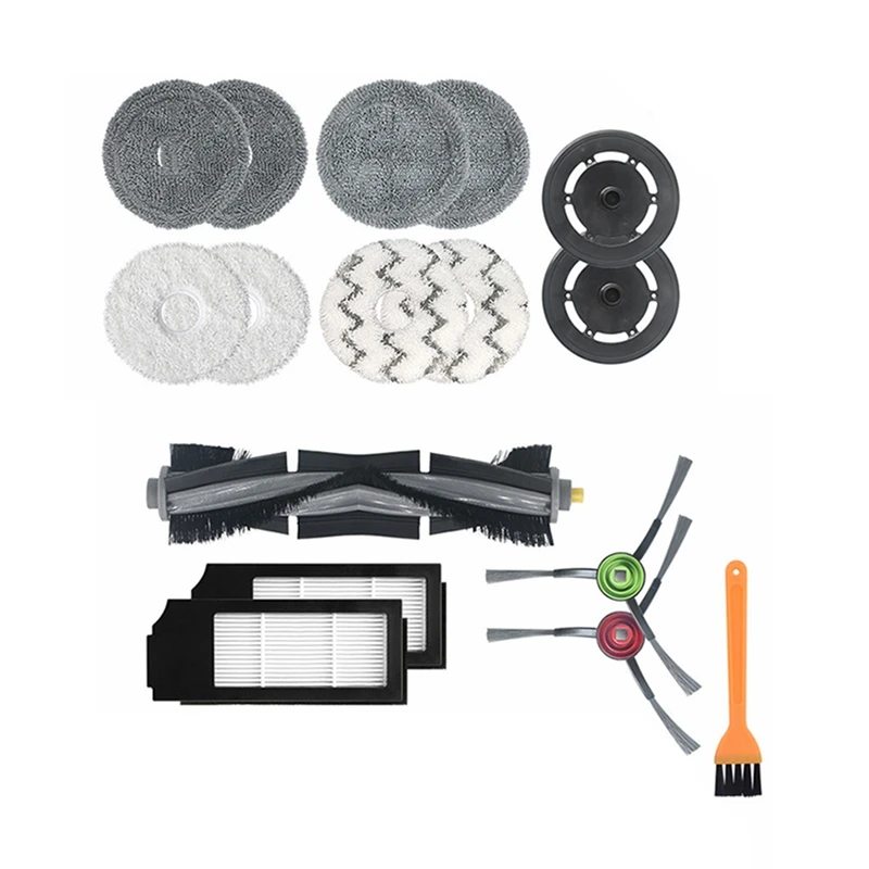 16Pcs Replacement For ECOVACS DEEBOT X1 OMNI TURBO Vacuum Cleaner High Capacity Washable Mop Main Brush Cover
16Pcs Replacement For ECOVACS DEEBOT X1 OMNI TURBO Vacuum Cleaner High Capacity Washable Mop Main Brush Cover