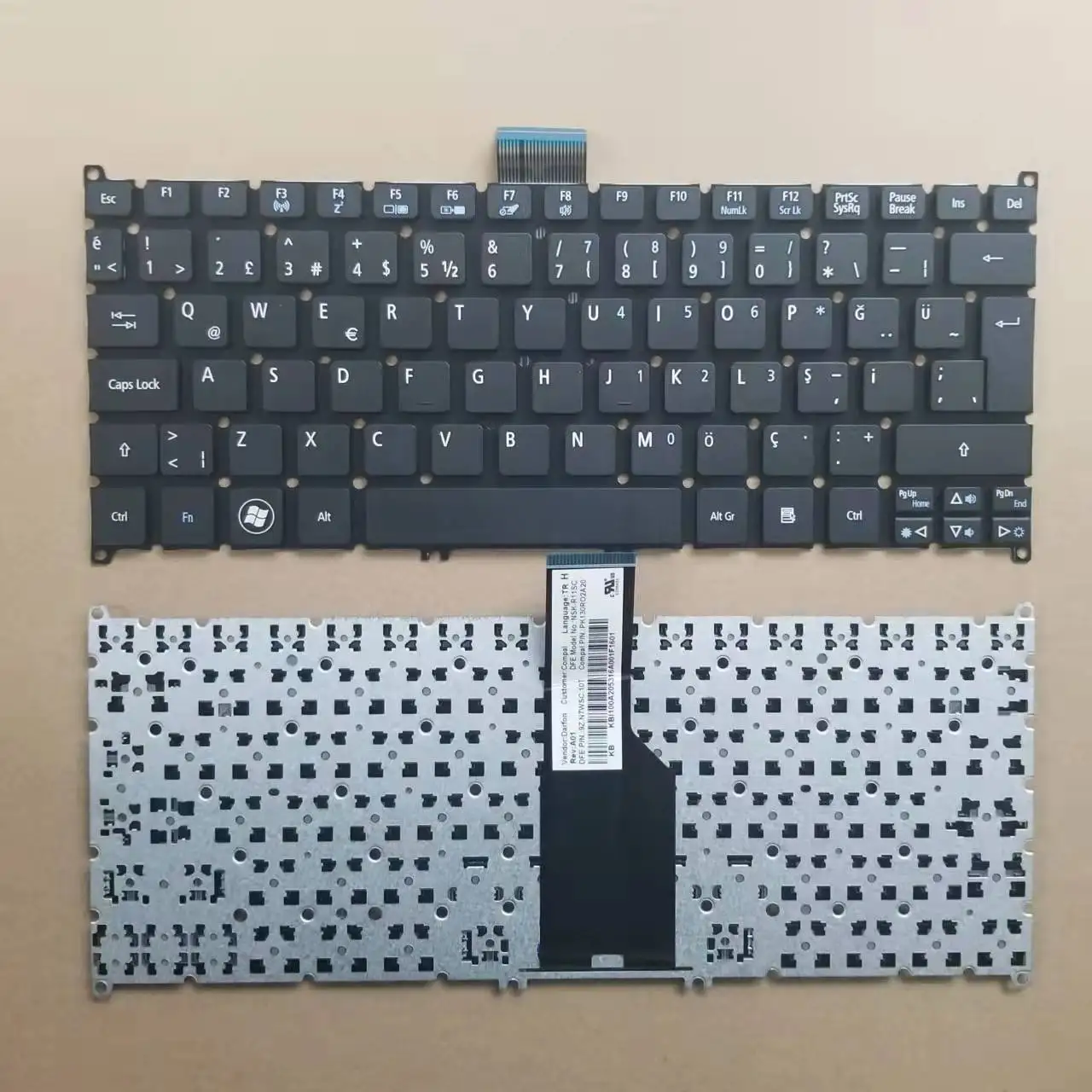 Новинка для Acer Aspire S3 S3-391 S3-951 S5-391 725 726 Series турецкая Клавиатура для ноутбука TR, черная без рамки, PK130RO2A20
Новинка для Acer Aspire S3 S3-391 S3-951 S5-391 725 726 Series турецкая Клавиатура для ноутбука TR, черная без рамки, PK130RO2A20