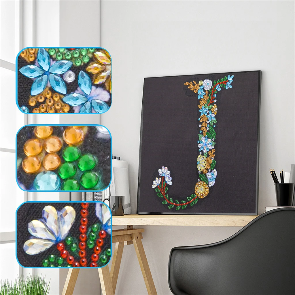 5D DIY Diamond Painting Character J Pattern Special Shape Diamond Cross Embroidery Home Decoration Flower Diamond Painting
5D DIY Diamond Painting Character J Pattern Special Shape Diamond Cross Embroidery Home Decoration Flower Diamond Painting