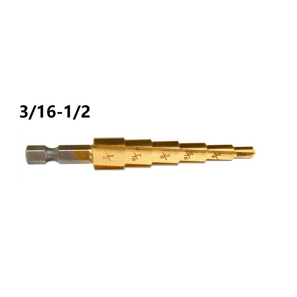 HSS Step Drill Bit Pagoda Drill Drilling Tool For Iron Plate Steel Plate PV Plate Insulation Plate 3/16" 1/4" 5/16" 3/8" 7/16"
HSS Step Drill Bit Pagoda Drill Drilling Tool For Iron Plate Steel Plate PV Plate Insulation Plate 3/16" 1/4" 5/16" 3/8" 7/16"