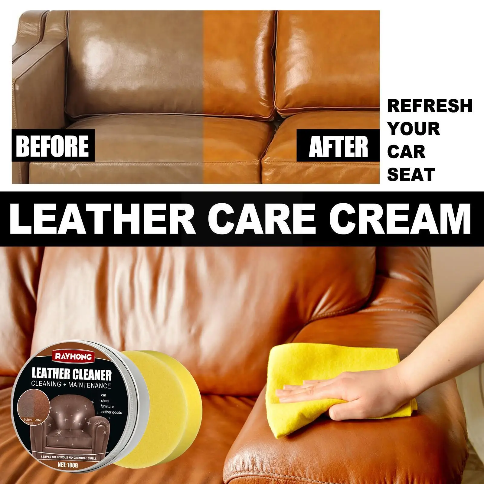 Leather Polishing Gel Home Car Sofa Coat Bags Repair Refurbishing Refurbish Color Repair Leather Tool Cream N6a3
Leather Polishing Gel Home Car Sofa Coat Bags Repair Refurbishing Refurbish Color Repair Leather Tool Cream N6a3