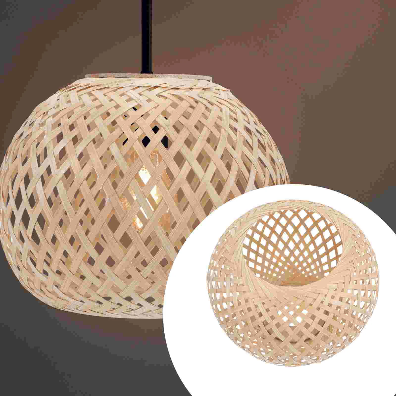 Bamboo Lampshade Pendant Light Ceiling Lights Cover Braid Accessories Replacement Woven Boho Lampshades Decor Lantern
Bamboo Lampshade Pendant Light Ceiling Lights Cover Braid Accessories Replacement Woven Boho Lampshades Decor Lantern