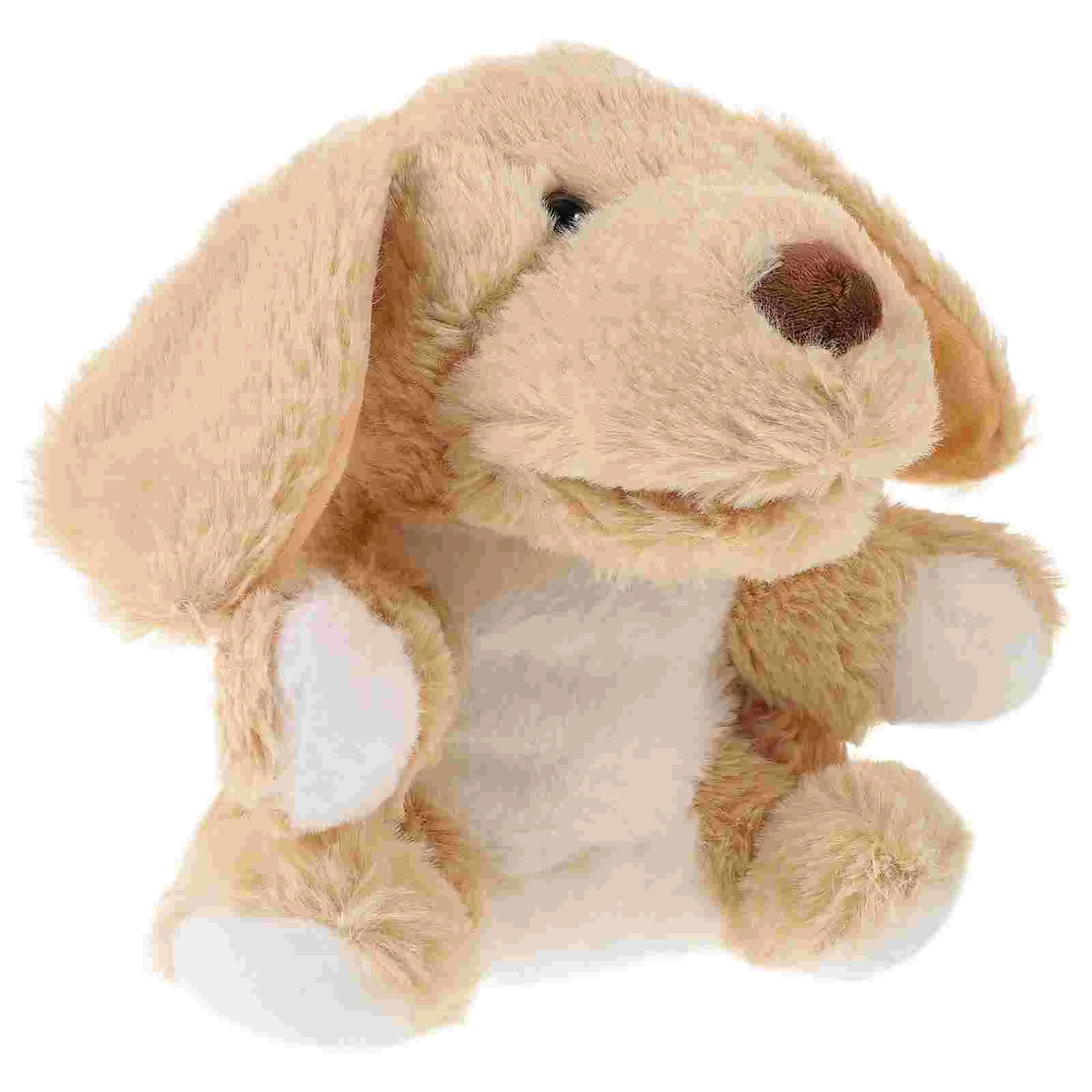 

Stuffed Interactive Toy Adorable Dog Puppet Plaything Story Telling Hand Puppet