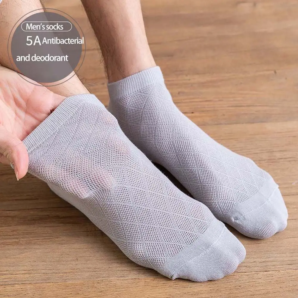 

Повседневные тонкие однотонные неглубокие летние поглощающие пот антибактериальные носки-лодочки мужские Чулочные изделия хлопковые носки мужские носки