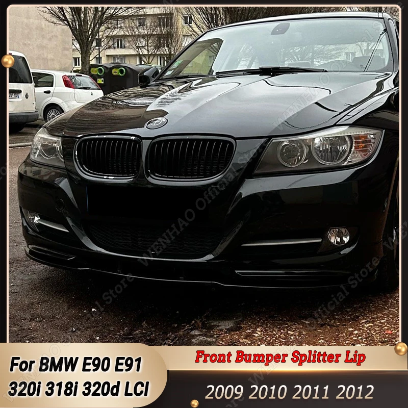 Для BMW E90 E91 320i 318i 320d LCI рестайлинг 2009-2012, Комплект переднего бампера для губ, спойлер, тюнинг, утюжок, блеск для губ, черный
Для BMW E90 E91 320i 318i 320d LCI рестайлинг 2009-2012, Комплект переднего бампера для губ, спойлер, тюнинг, утюжок, блеск для губ, черный