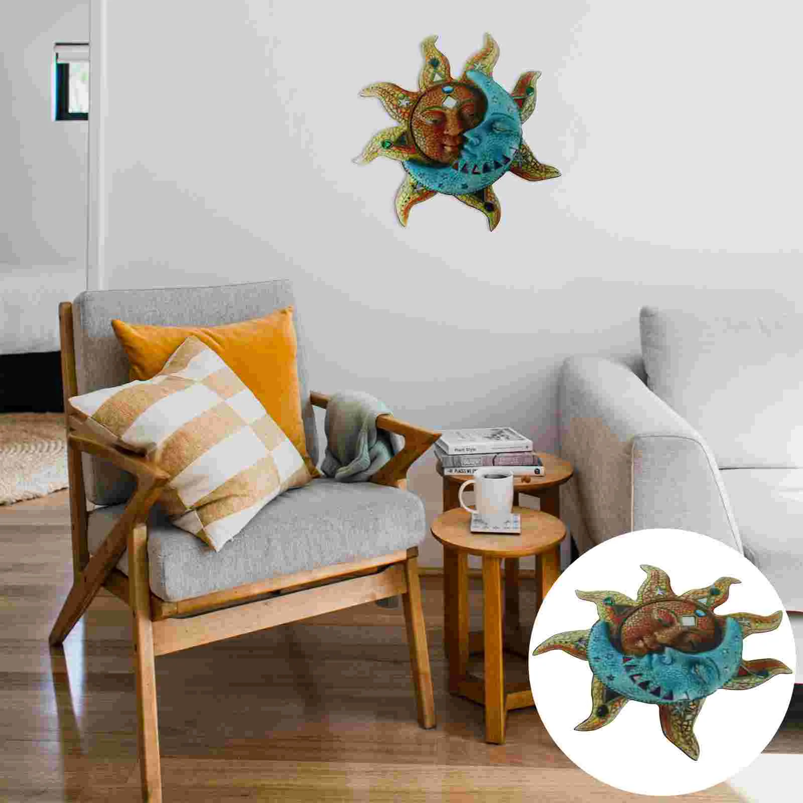 Wall Suniron Metal Pendant Moon Decor Inspirational Plaques Outdoor Celestial Statue Pediments Ornament Decoration Garden
Wall Suniron Metal Pendant Moon Decor Inspirational Plaques Outdoor Celestial Statue Pediments Ornament Decoration Garden