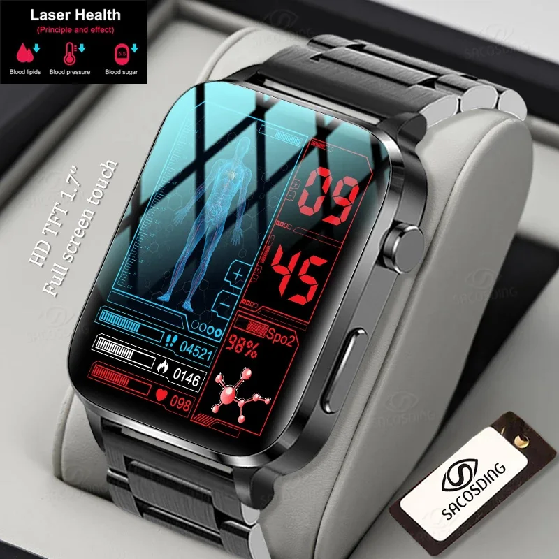 2022 New Laser Treatment Three High Smart Watch Men Heart Rate Blood Pressure Health Tracker SmartWatch Women For Huawei Xiaomi
2022 New Laser Treatment Three High Smart Watch Men Heart Rate Blood Pressure Health Tracker SmartWatch Women For Huawei Xiaomi