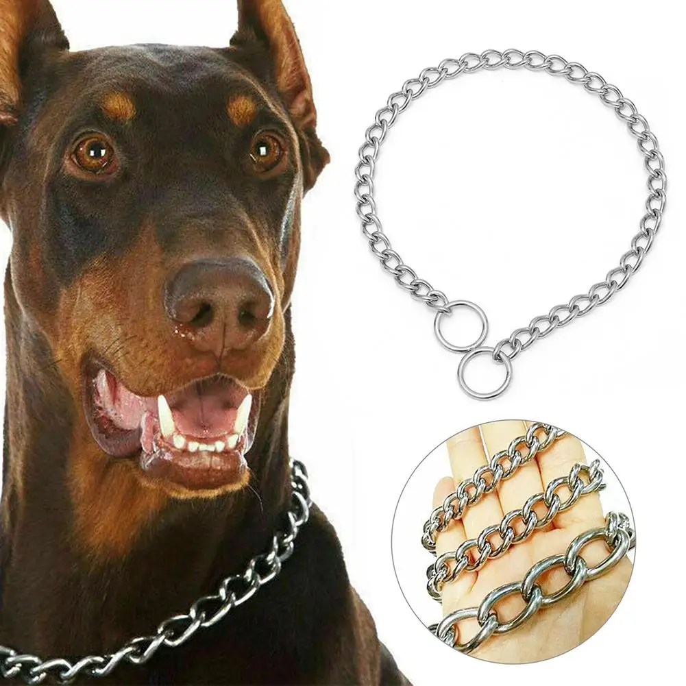 P Chains For Dog Stainless Steel Training Choke Dogs Collars for Large Dogs French Bulldog German Shepherd Heavy Duty Pet Collar
P Chains For Dog Stainless Steel Training Choke Dogs Collars for Large Dogs French Bulldog German Shepherd Heavy Duty Pet Collar