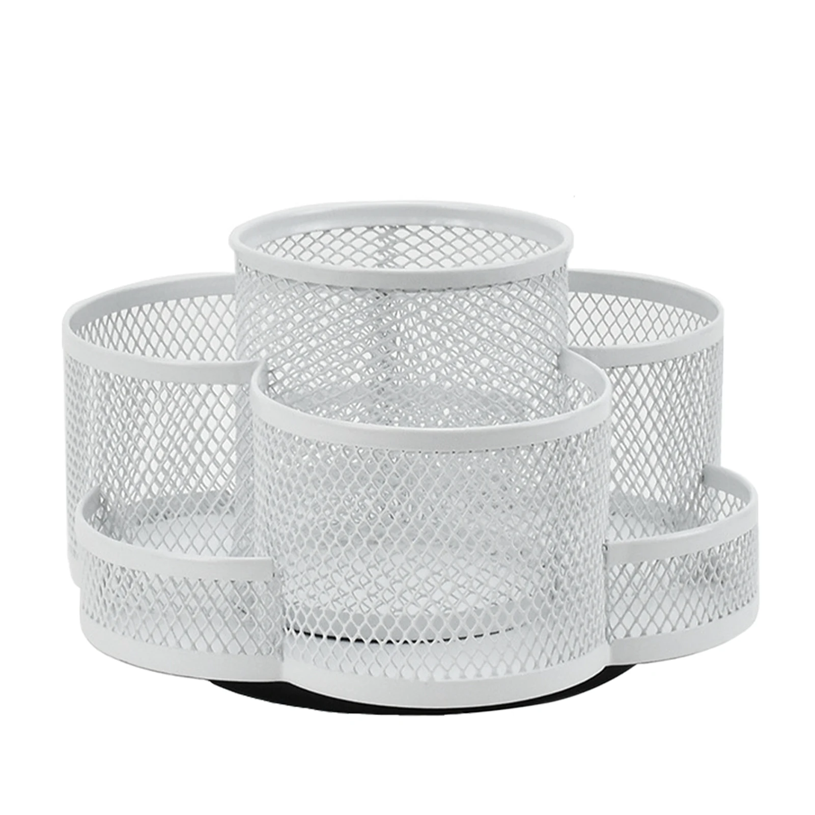 Storage Basket Workspace Mesh Design Easy Clean Desk Organizer Alloy Art Supply 7 Compartments 360 Degree Rotating Pencil Holder
Storage Basket Workspace Mesh Design Easy Clean Desk Organizer Alloy Art Supply 7 Compartments 360 Degree Rotating Pencil Holder