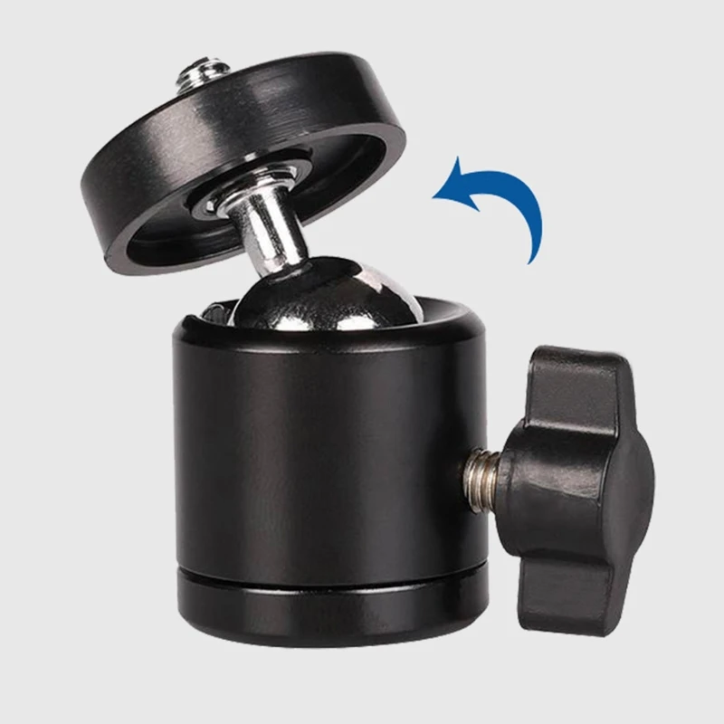 20CB Mini Tripod Ball Head 360° Rotation Tripod Mount Camera Ballhead Adapter with 1/4" Screw Hole for DSLR Camera Camcorder
20CB Mini Tripod Ball Head 360° Rotation Tripod Mount Camera Ballhead Adapter with 1/4" Screw Hole for DSLR Camera Camcorder