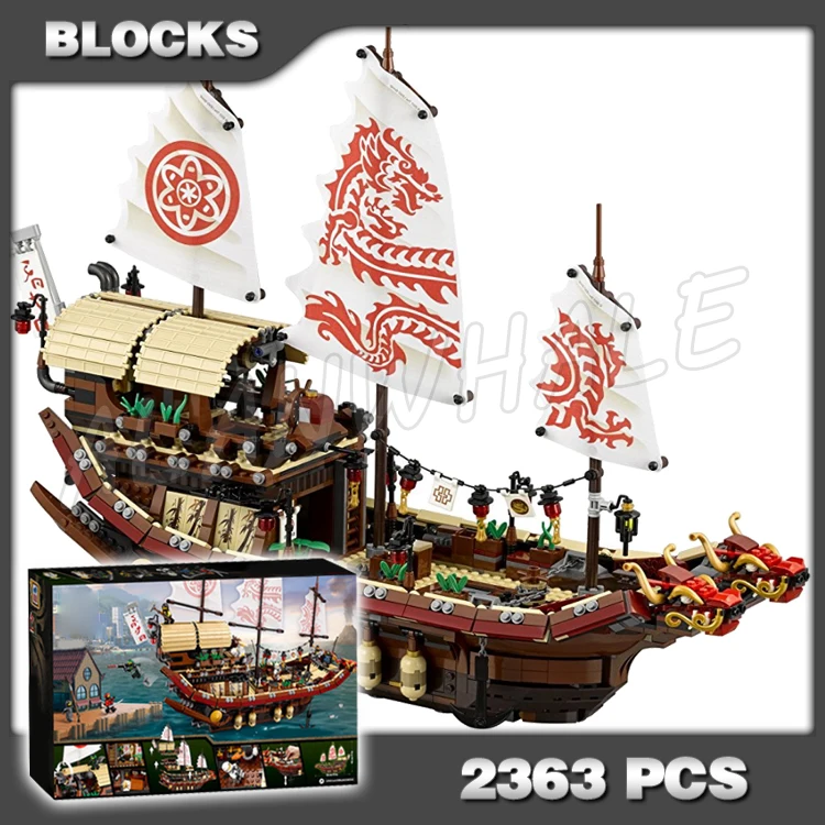 2363pcs Shinobi Destiny's Bounty 3 Modular Levels Wu’s Flying Ship Dragon 10723 Building Block Toys Compatible With Model
2363pcs Shinobi Destiny's Bounty 3 Modular Levels Wu’s Flying Ship Dragon 10723 Building Block Toys Compatible With Model