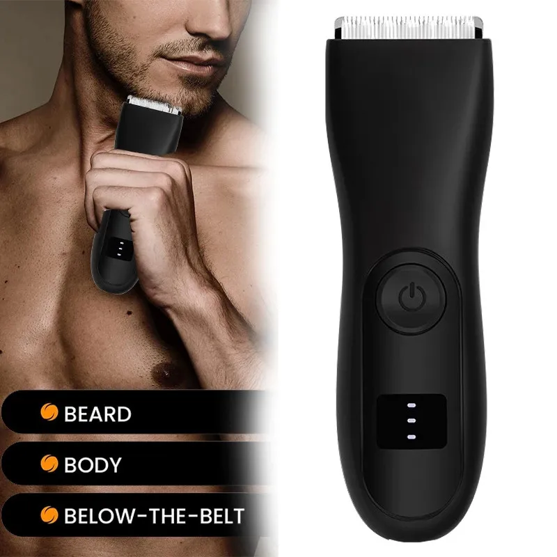 Electric Hair Trimmer Men's Body Grooming Clipper Ceramic Blade Waterproof Male Hygiene Razor Safe Shaver
Electric Hair Trimmer Men's Body Grooming Clipper Ceramic Blade Waterproof Male Hygiene Razor Safe Shaver