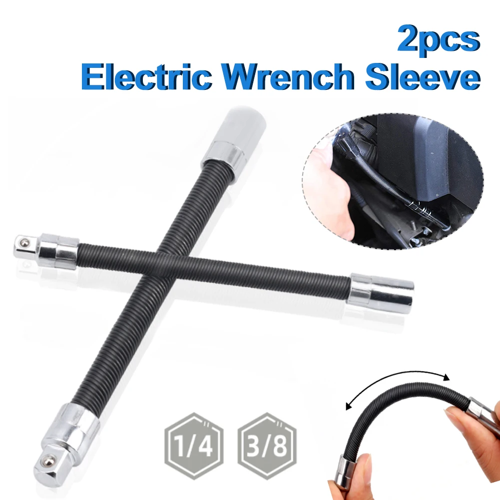 High Quality 1/4" 3/8" Drive Flexible Socket Extension Adapter Metal Flexible Shaft Tool Screwdriver Electric Drill Bit Extender
High Quality 1/4" 3/8" Drive Flexible Socket Extension Adapter Metal Flexible Shaft Tool Screwdriver Electric Drill Bit Extender