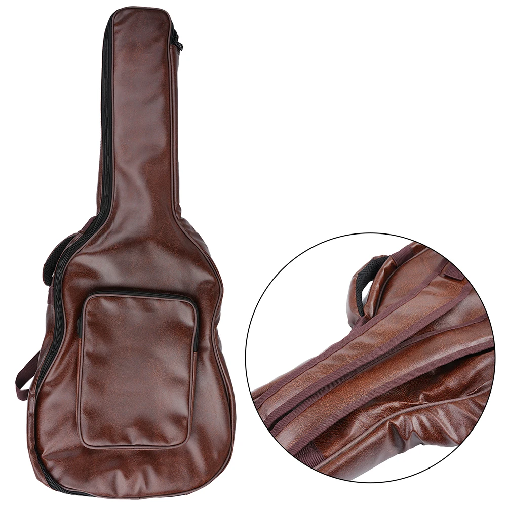 PU Leather Guitar Bag Gig Bag Guitar With Shoulder Straps Backpack Case Full Size Guitar Bag Outdoor Performance
PU Leather Guitar Bag Gig Bag Guitar With Shoulder Straps Backpack Case Full Size Guitar Bag Outdoor Performance