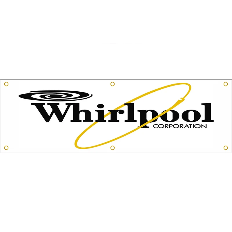 

130GSM 150D Polyester Material Whirlpool Appliance Banner 1.5*5ft (45*150cm) Advertising Appliances Decoration Flag yhx409