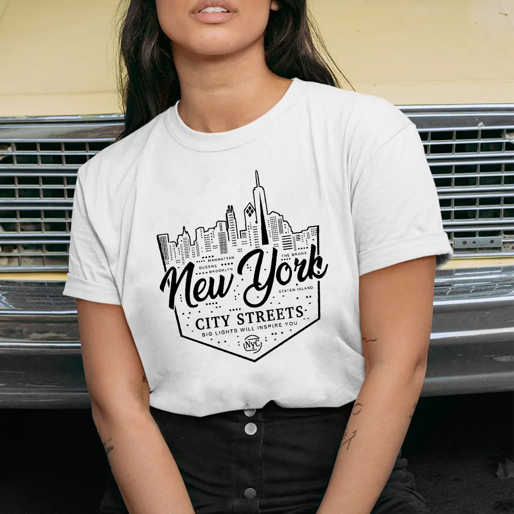 Женские футболки с рисунком улицы Нью-Йорка, женские футболки в стиле Харадзюку, забавная футболка с графическим рисунком, летний топ разме...
Женские футболки с рисунком улицы Нью-Йорка, женские футболки в стиле Харадзюку, забавная футболка с графическим рисунком, летний топ разме...