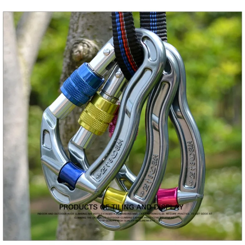 Screwgate Rock Climbing Mountaineering Carabiner Buckle with Pulley Wheel for Tree Carving Arborist Rigging Rappelling Rescue
Screwgate Rock Climbing Mountaineering Carabiner Buckle with Pulley Wheel for Tree Carving Arborist Rigging Rappelling Rescue