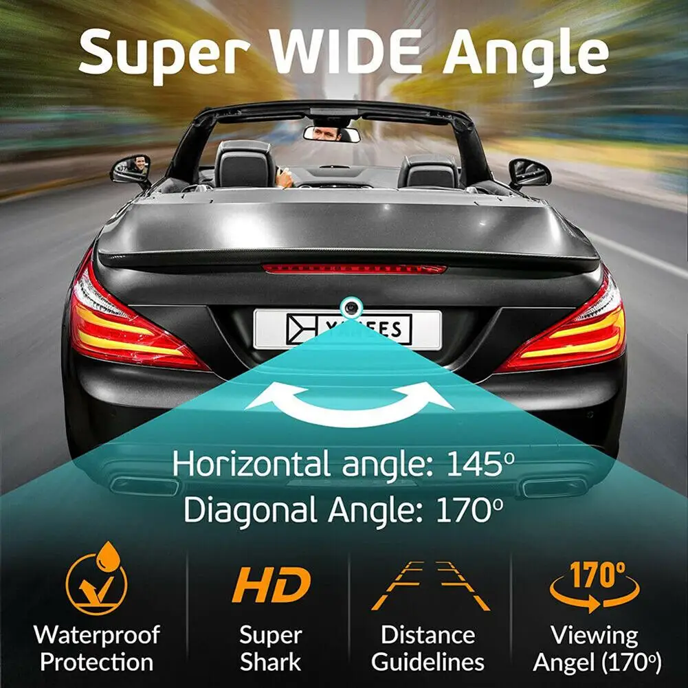 Wireless Car License Plate Reversing Front Rear View Hd Night Vision Backup Camera Waterproof Camcorder
Wireless Car License Plate Reversing Front Rear View Hd Night Vision Backup Camera Waterproof Camcorder