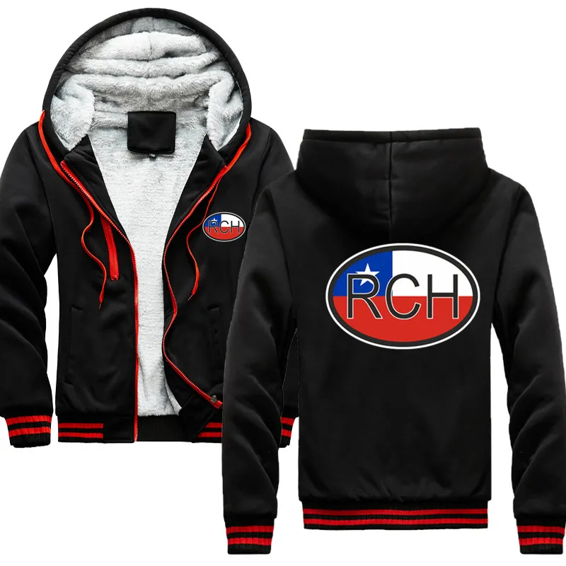 Chile Country RCH Men Zipper Hoodies Jacket Men Winter Warm Coat Fleece Hoodies Hooded Sweatshirt Colorblock Jackets for Men
Chile Country RCH Men Zipper Hoodies Jacket Men Winter Warm Coat Fleece Hoodies Hooded Sweatshirt Colorblock Jackets for Men
