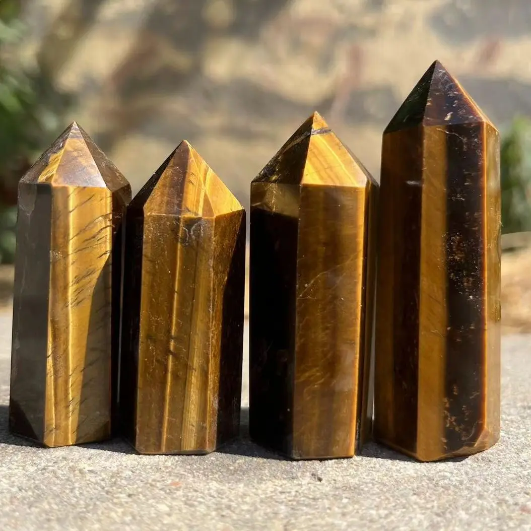 4PCS Natural Crystal Tiger Eye Tower, Yellow And Bblack Mineral Quartz Gem, Health And Wealth Stone, Home Decoration
4PCS Natural Crystal Tiger Eye Tower, Yellow And Bblack Mineral Quartz Gem, Health And Wealth Stone, Home Decoration
